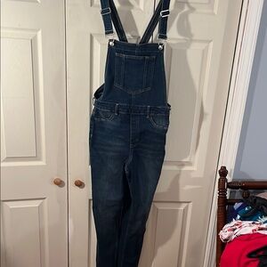 Divided Dark Blue Denim Overalls
